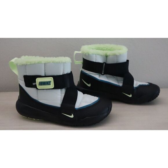 Nike DD0303 Unisex Youth Sz 2Y Black/Green Flex Advance Winter Snow Boots $72+ - Picture 1 of 6